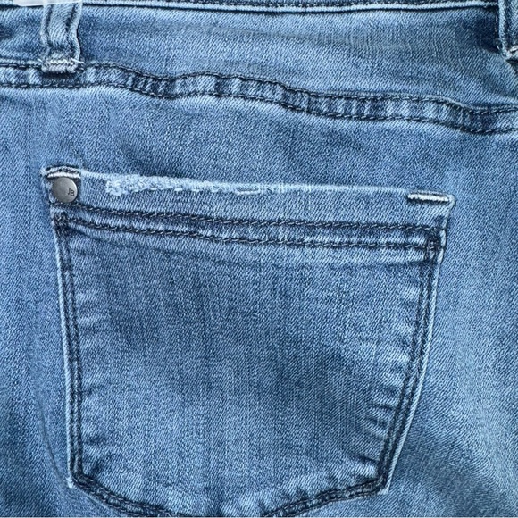 Judy Blue Relaxed Fit Braided Jeans Womens Blue Denim Stretch Size 7 28 JB88468 - Picture 5 of 11